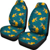 Gold Fish Pattern Print Car Seat Covers