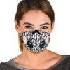 Snowshoe Cat Print Premium Face Mask