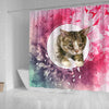 American Shorthair Cat Print Shower Curtain