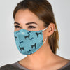 Curly-Coated Retriever Patterns Print Face Mask