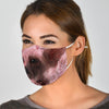 Chinese Crested Dog On Pink Print Face Mask