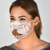 Dogue de Bordeaux Floral Print Face Mask