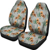 Bloodhound Dog Patterns Print Car Seat Coves