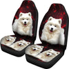 Samoyed Dog Print Car Seat Covers