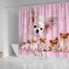 Chihuahua Print Shower Curtains