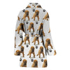 Cute Shar Pei Dog Print Women's Bath Robe