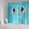 Doberman Pinscher Print Shower Curtain