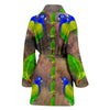 Blue Headed Parrot Art Print Women's Bath Robe