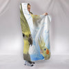 Cockatiel Parrot Print Hooded Blanket