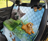 Russian Blue Cat Print Pet Seat Covers