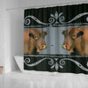 Amazing Senepol Cattle (Cow) Print Shower Curtain