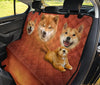 Shiba Inu Print Pet Seat Covers