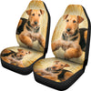 Airedale Terrier Print Car Seat Covers