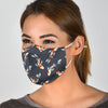 Koi Fish Patterns Print Face Mask