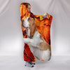 Cute Basset Hound Print Hooded Blanket