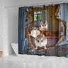 Roborovski Hamster 3D Print Shower Curtains