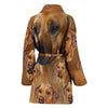 Rhodesian Ridgeback Dog Patterns Print Women's Bath Robe