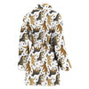 Belgian Tervuren Dog Pattern Print Women's Bath Robe