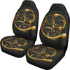 Cat And Dog Golden Art Print Car Seat Covers