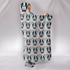 French Bulldog Pattern Print Hooded Blanket