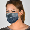 Lovely Havana Brown Cat Print Face Mask