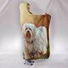 Havanese Dog Art Print Hooded Blanket