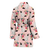 Birman Cat Floral Print Women's Bath Robe