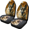 German Shepherd Print Car Seat Covers