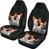 Ibizan Hound Dog On Black Print Car Seat Covers