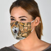 Cute Akita Print Face Mask