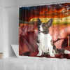 Cardigan Welsh Corgi Print Shower Curtains