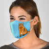 Cute Somali Cat Print Face Mask