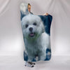 Maltese dog Print Hooded Blanket