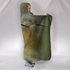 Kingfisher Bird Print Hooded Blanket