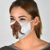 Lovely Vizsla Print Face Mask