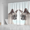 Tonkinese cat Print Shower Curtain