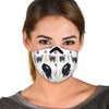 Manx Cat Print Premium Face Mask