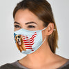 Golden Retriever US Print Face Mask