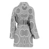 Circle Patterns Print Women's Bath Robe