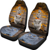 British Shorthair Cat Print Car Seat Covers