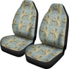 Irish Wolfhound Dog Patterns Print Car Seat Covers