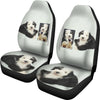 Cute Old English Sheepdog Print Car Seat Covers