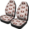 Brittany dog Patterns Print Car Seat Covers