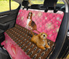 Cute Basset Hound Print Pet Seat covers