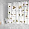 Cute Cats Eyes Print Shower Curtain