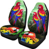 Lovely Scarlet Macaw Parrot Print Car Seat Covers