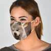 Lovely Akita Print Face Mask