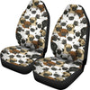 Pug Patterns Print Car Seat Covers