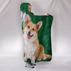 Cardigan Welsh Corgi Dog Print Hooded Blanket