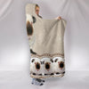 Himalayan guinea pig Print Hooded Blanket